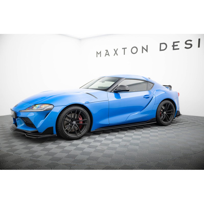 Kit carrosserie Maxton Design Toyota Supra Mk5 (2019+) : lame avant, bas de caisse, lames arrière, becquet