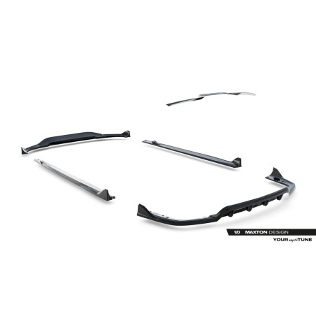 Kit carrosserie Maxton Design BMW X6 M-Pack G06 restylée (2023+) : lame avant, bas de caisse, lame arrière, becquet