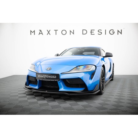 Kit carrosserie Maxton Design Toyota Supra Mk5 (2019+) : lame avant, bas de caisse, lames arrière, becquet