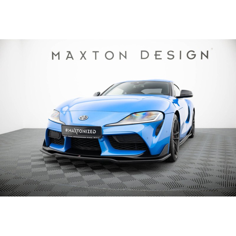 Kit carrosserie Maxton Design Toyota Supra Mk5 (2019+) : lame avant, bas de caisse, lames arrière, becquet