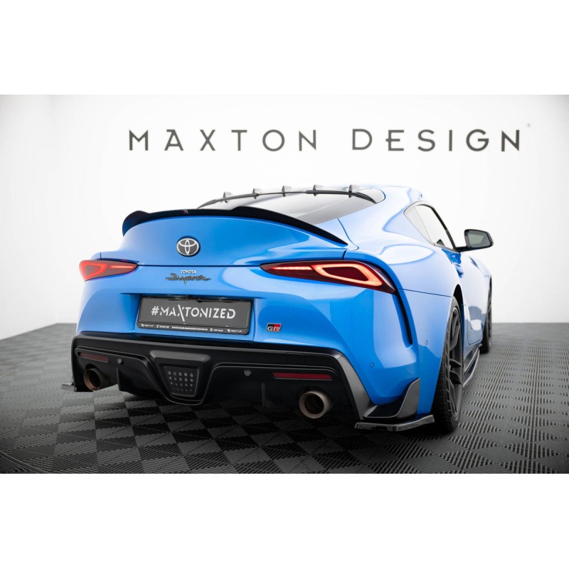 Kit carrosserie Maxton Design Toyota Supra Mk5 (2019+) : lame avant, bas de caisse, lames arrière, becquet