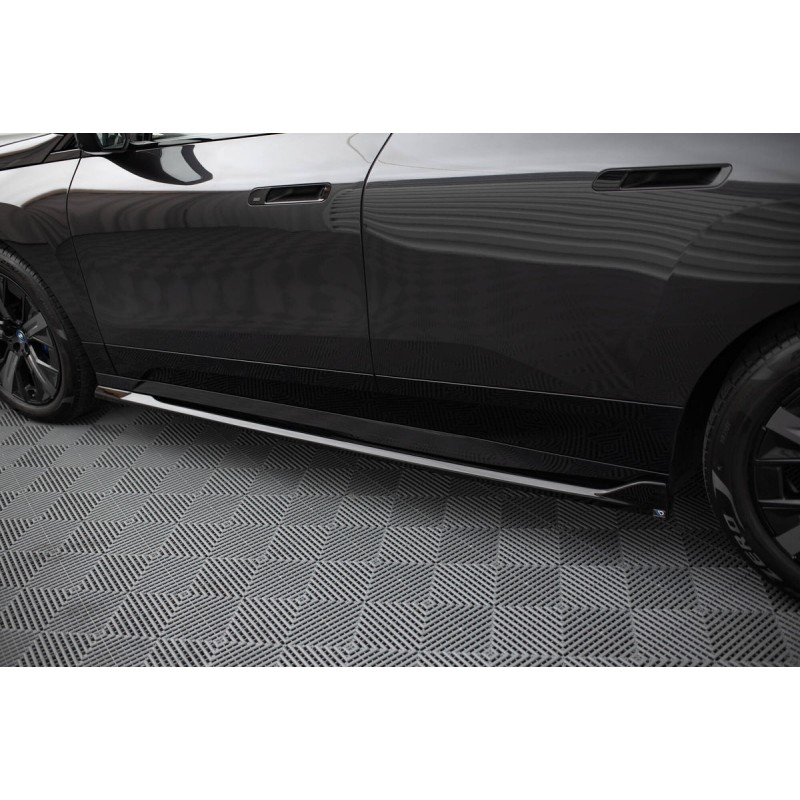 Kit carrosserie Maxton Design BMW iX M-Pack i20 (2021-2025) : lame avant, bas de caisse, lame arrière, becquet