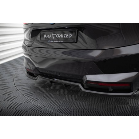Kit carrosserie Maxton Design BMW iX M-Pack i20 (2021-2025) : lame avant, bas de caisse, lame arrière, becquet