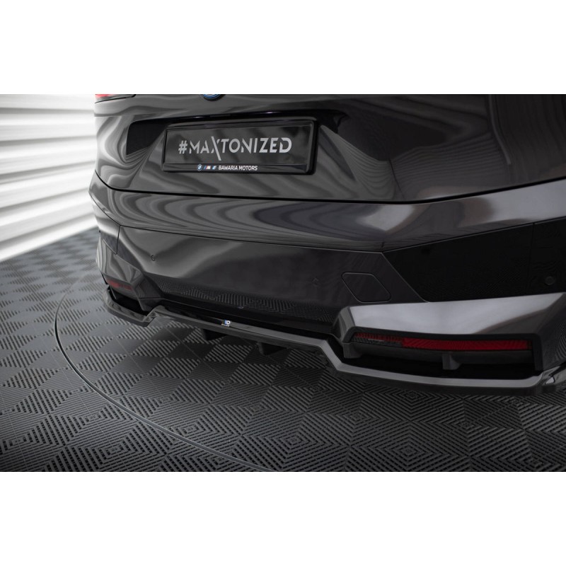 Kit carrosserie Maxton Design BMW iX M-Pack i20 (2021-2025) : lame avant, bas de caisse, lame arrière, becquet