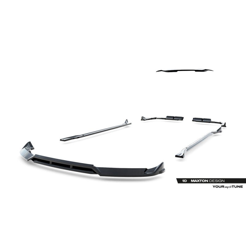 Kit carrosserie Maxton Design BMW XM G09 (2022+) : lame avant, bas de caisse, lame arrière, becquet