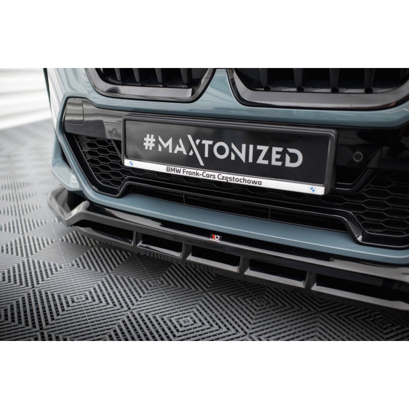 Kit carrosserie Maxton Design BMW X1 M-Pack U11 (2022+) : lame avant, bas de caisse, lame arrière, becquet