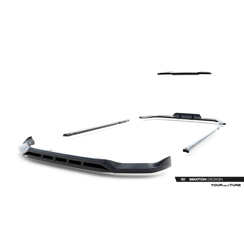 Kit carrosserie Maxton Design BMW X1 M-Pack U11 (2022+) : lame avant, bas de caisse, lame arrière, becquet