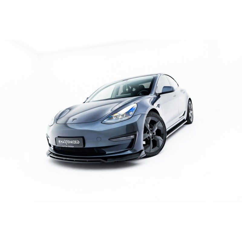Kit carrosserie Maxton Design Tesla Model 3 (2017-2023) : lame avant, bas de caisse, diffuseur arrière, lames arrière