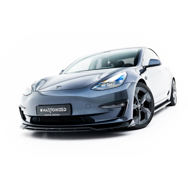 Kit carrosserie Maxton Design Tesla Model 3 (2017-2023) : lame avant, bas de caisse, diffuseur arrière, lames arrière