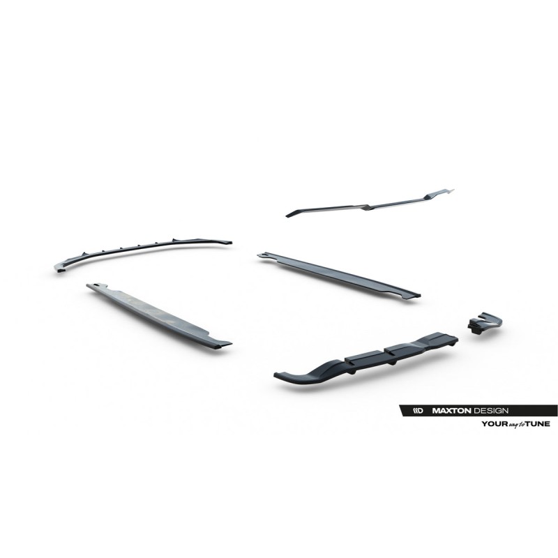 Kit carrosserie Maxton Design Hyundai I20 N Mk3 (2020-2023) : lame avant, bas de caisse, lame arrière, becquet