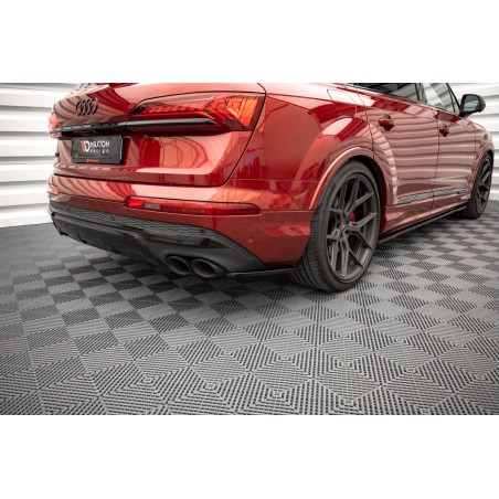 Kit carrosserie Maxton Design Audi SQ7 Mk2 (4M) restylée V.1 (2019-2023) : lame avant, bas de caisse, lames arrière, becquet