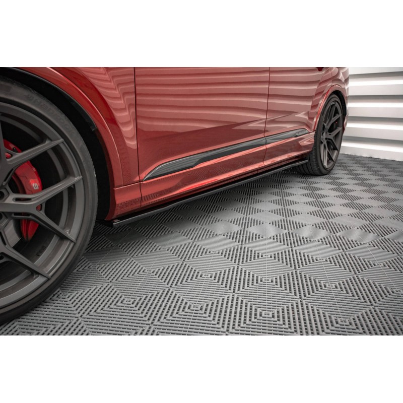 Kit carrosserie Maxton Design Audi SQ7 Mk2 (4M) restylée V.1 (2019-2023) : lame avant, bas de caisse, lames arrière, becquet