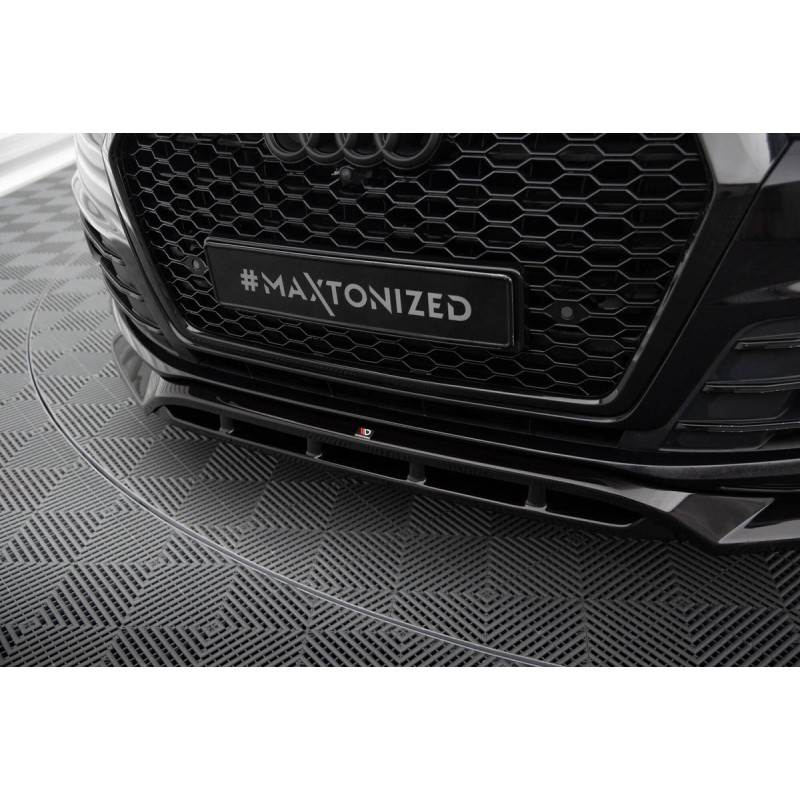 Kit carrosserie Maxton Design Audi SQ7 Mk2 V.1 (2016-2019) : lame avant, bas de caisse, lame arrière, becquet
