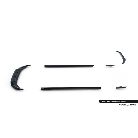 Kit carrosserie Maxton Design Audi SQ7 Mk2 (4M) restylée V.1 (2019-2023) : lame avant, bas de caisse, lames arrière, becquet