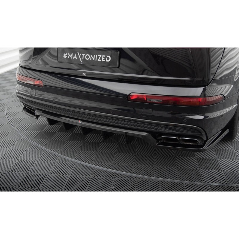 Kit carrosserie Maxton Design Audi SQ7 Mk2 V.1 (2016-2019) : lame avant, bas de caisse, lame arrière, becquet