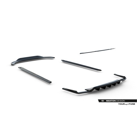Kit carrosserie Maxton Design Audi SQ7 Mk2 V.1 (2016-2019) : lame avant, bas de caisse, lame arrière, becquet