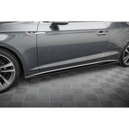 Kit carrosserie Maxton Design Audi A5 S-Line Coupé F5 restylée (2019-2024) : lame avant, bas de caisse, lame arrière, becquet