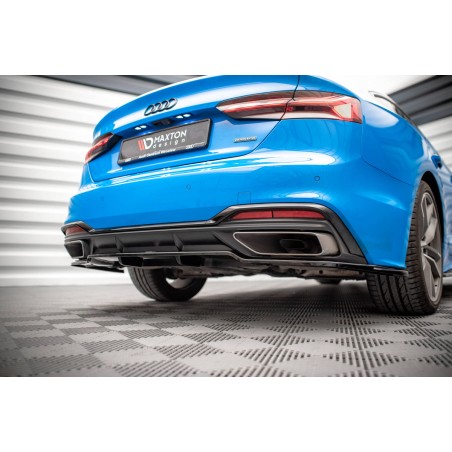 Kit carrosserie Maxton Design Audi A5 S-Line Coupé F5 restylée (2019-2024) : lame avant, bas de caisse, lame arrière, becquet