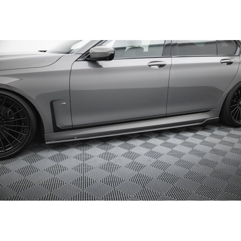 Kit carrosserie carbone Maxton Design BMW Série 7 M-Pack G11 restylée (2019-2022) : bas de caisse, lame arrière, becquet