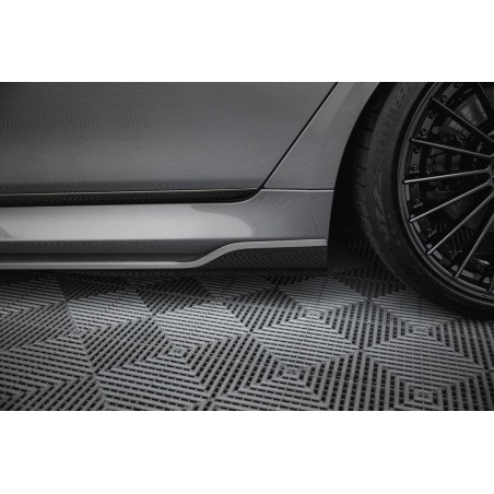 Kit carrosserie carbone Maxton Design BMW Série 7 M-Pack G11 restylée (2019-2022) : bas de caisse, lame arrière, becquet