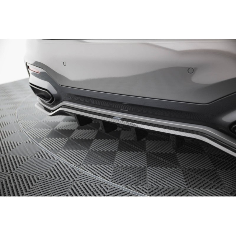 Kit carrosserie carbone Maxton Design BMW Série 7 M-Pack G11 restylée (2019-2022) : bas de caisse, lame arrière, becquet