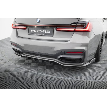 Kit carrosserie carbone Maxton Design BMW Série 7 M-Pack G11 restylée (2019-2022) : bas de caisse, lame arrière, becquet