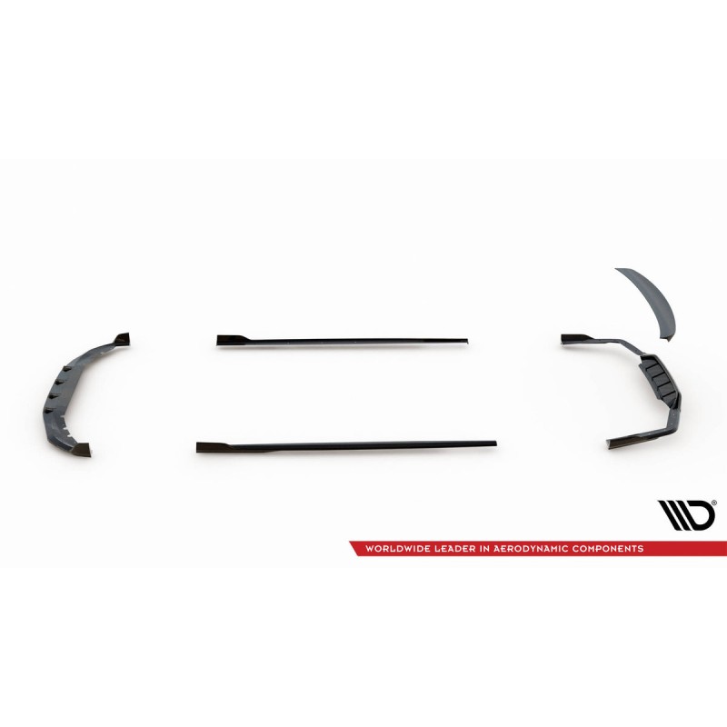 Kit carrosserie carbone Maxton Design BMW Série 7 M-Pack G11 restylée (2019-2022) : bas de caisse, lame arrière, becquet