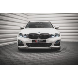 Kit carrosserie Maxton Design BMW Série 3 M-Pack Touring G21 (2018-2022) : lame avant, bas de caisse, lames arrière, becquet