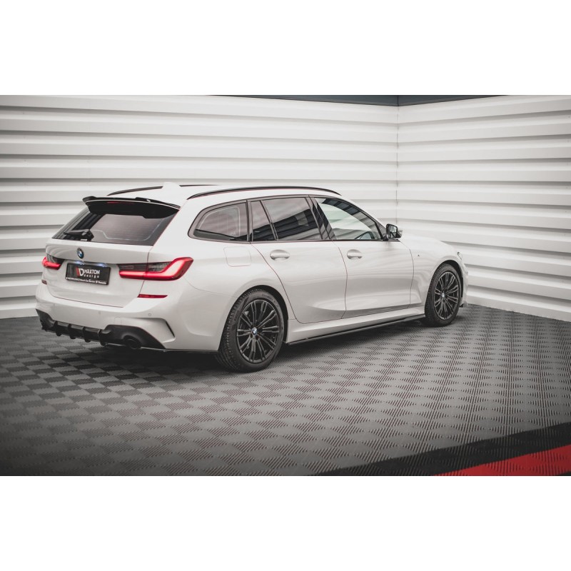 Kit carrosserie Maxton Design BMW Série 3 M-Pack Touring G21 (2018-2022) : lame avant, bas de caisse, lames arrière, becquet