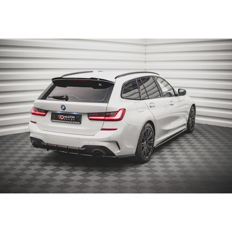 Kit carrosserie Maxton Design BMW Série 3 M-Pack Touring G21 (2018-2022) : lame avant, bas de caisse, lames arrière, becquet