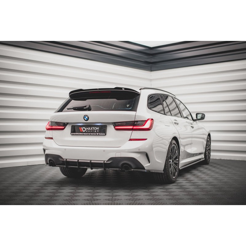 Kit carrosserie Maxton Design BMW Série 3 M-Pack Touring G21 (2018-2022) : lame avant, bas de caisse, lames arrière, becquet