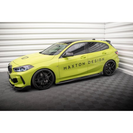 Kit carrosserie Maxton Design BMW M135i F40 V.1 (2019-2024) : lame avant, bas de caisse, diffuseur arrière, becquet