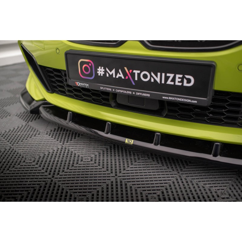 Kit carrosserie Maxton Design BMW M135i F40 V.1 (2019-2024) : lame avant, bas de caisse, diffuseur arrière, becquet