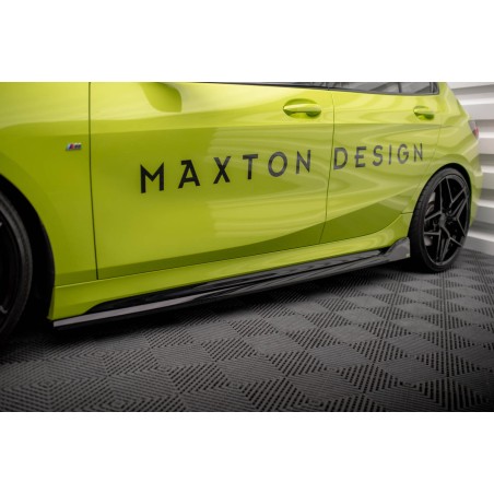 Kit carrosserie Maxton Design BMW M135i F40 V.1 (2019-2024) : lame avant, bas de caisse, diffuseur arrière, becquet