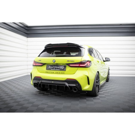 Kit carrosserie Maxton Design BMW M135i F40 V.1 (2019-2024) : lame avant, bas de caisse, diffuseur arrière, becquet