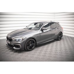 Kit carrosserie Maxton Design BMW M140i F20 restylée V.1 (2015-2019) : lame avant, bas de caisse, diffuseur arrière, becquet