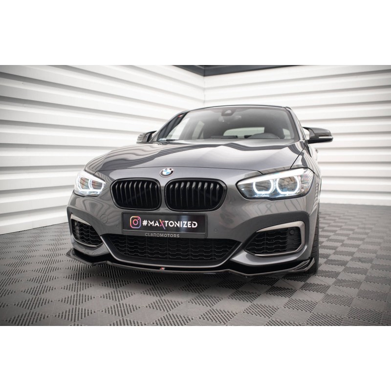 Kit carrosserie Maxton Design BMW M140i F20 restylée V.1 (2015-2019) : lame avant, bas de caisse, diffuseur arrière, becquet