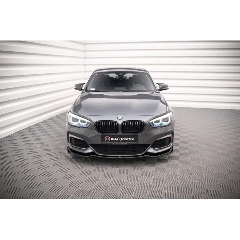 Kit carrosserie Maxton Design BMW M140i F20 restylée V.1 (2015-2019) : lame avant, bas de caisse, diffuseur arrière, becquet