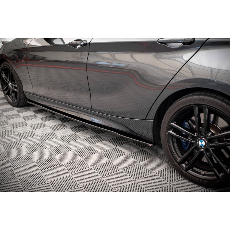 Kit carrosserie Maxton Design BMW M140i F20 restylée V.1 (2015-2019) : lame avant, bas de caisse, diffuseur arrière, becquet