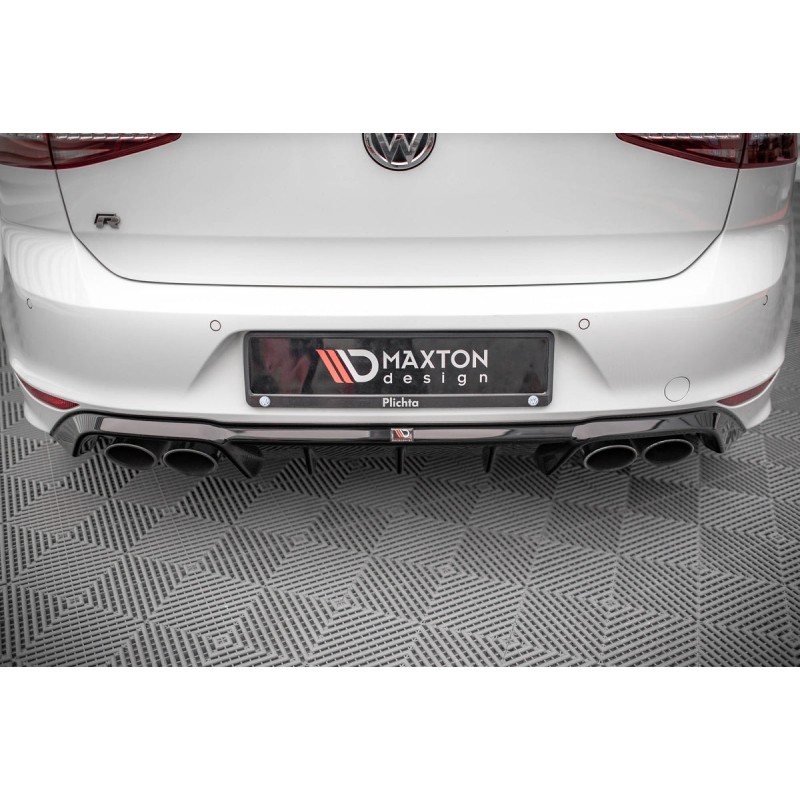Kit carrosserie Maxton Design Volkswagen Golf R 5 portes Mk7 (2013-2016) : lame avant, bas de caisse, diffuseur arrière, becquet