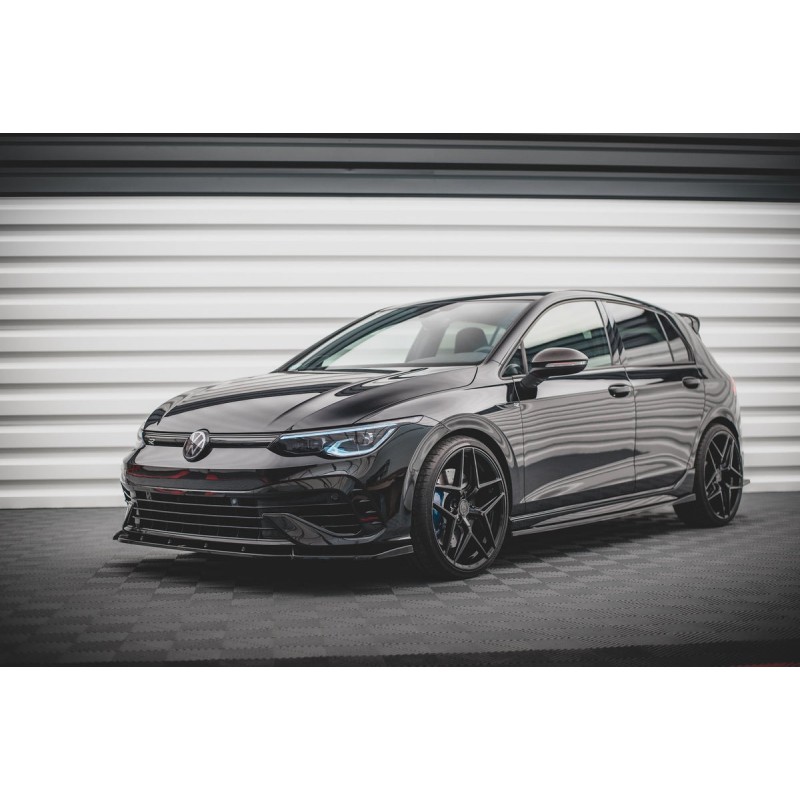 Kit carrosserie Maxton Design Volkswagen Golf R 5 portes Mk8 (2020-2024) : lame avant, bas de caisse, diffuseur arrière, becquet