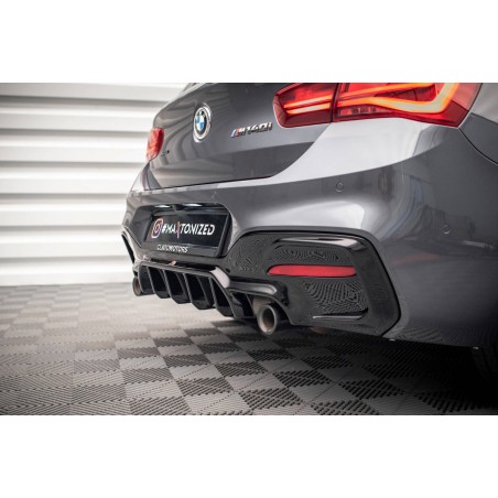 Kit carrosserie Maxton Design BMW M140i F20 restylée V.1 (2015-2019) : lame avant, bas de caisse, diffuseur arrière, becquet
