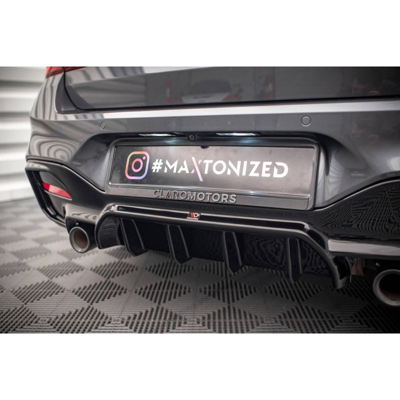 Kit carrosserie Maxton Design BMW M140i F20 restylée V.1 (2015-2019) : lame avant, bas de caisse, diffuseur arrière, becquet