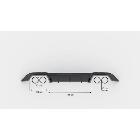 Kit carrosserie Maxton Design Volkswagen Golf R 5 portes Mk7 (2013-2016) : lame avant, bas de caisse, diffuseur arrière, becquet