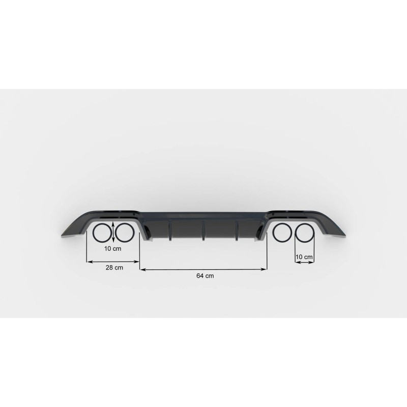 Kit carrosserie Maxton Design Volkswagen Golf R 5 portes Mk7 (2013-2016) : lame avant, bas de caisse, diffuseur arrière, becquet