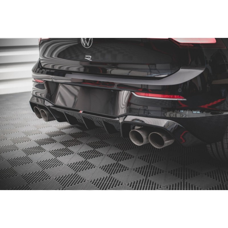 Kit carrosserie Maxton Design Volkswagen Golf R 5 portes Mk8 (2020-2024) : lame avant, bas de caisse, diffuseur arrière, becquet