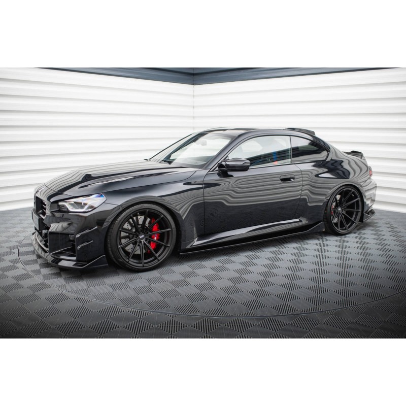 Kit carrosserie Maxton Design BMW M2 G87 (2023+) : lame avant, bas de caisse, diffuseur arrière, lames arrière, becquet