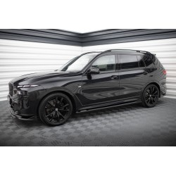 Kit carrosserie Maxton Design BMW X7 M-Pack G07 restylée (2022+) : lame avant, bas de caisse, lame arrière, becquet
