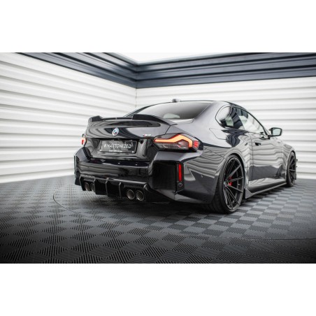 Kit carrosserie Maxton Design BMW M2 G87 (2023+) : lame avant, bas de caisse, diffuseur arrière, lames arrière, becquet