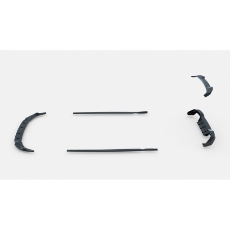 Kit carrosserie Maxton Design Volkswagen Golf R 5 portes Mk8 (2020-2024) : lame avant, bas de caisse, diffuseur arrière, becquet